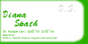 diana spath business card